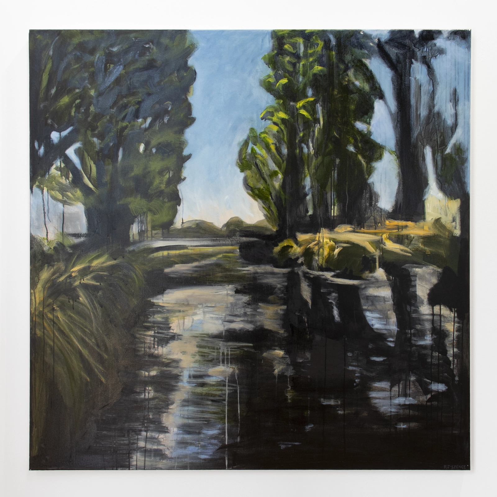 Almost Home, 2025 - painting by Rebecca J Spence