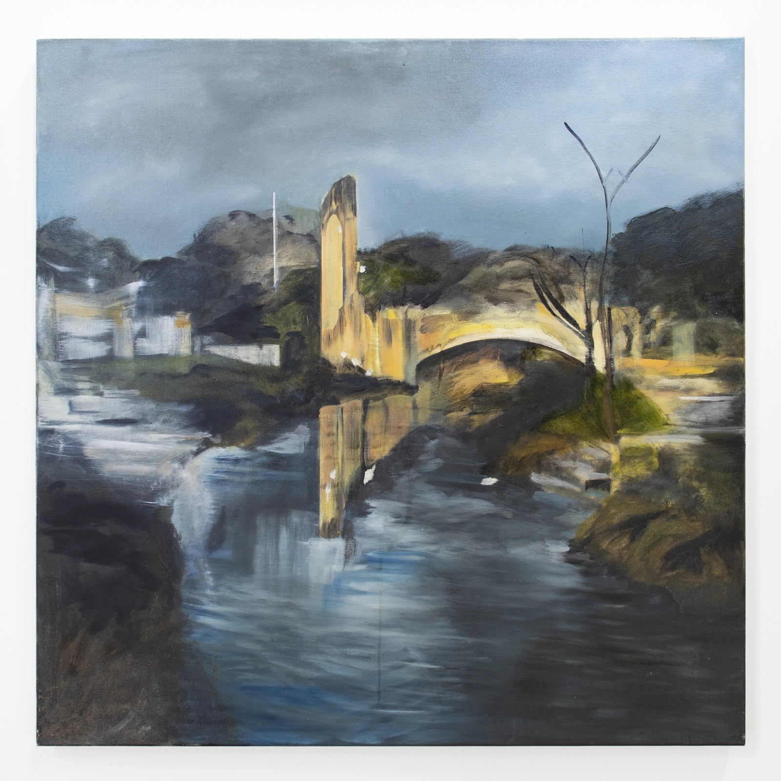 Dusk, 2025 - painting by Rebecca J Spence