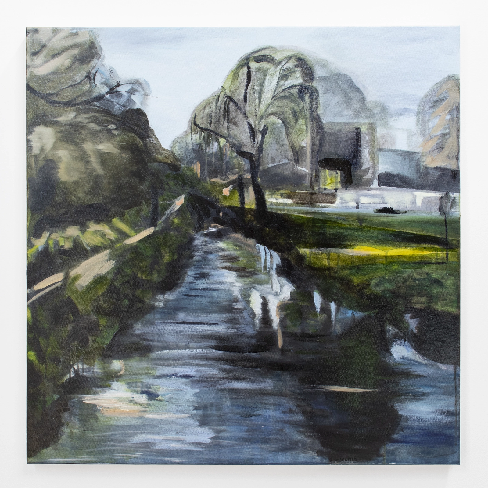 Park Terrace, 2025 - painting by Rebecca J Spence