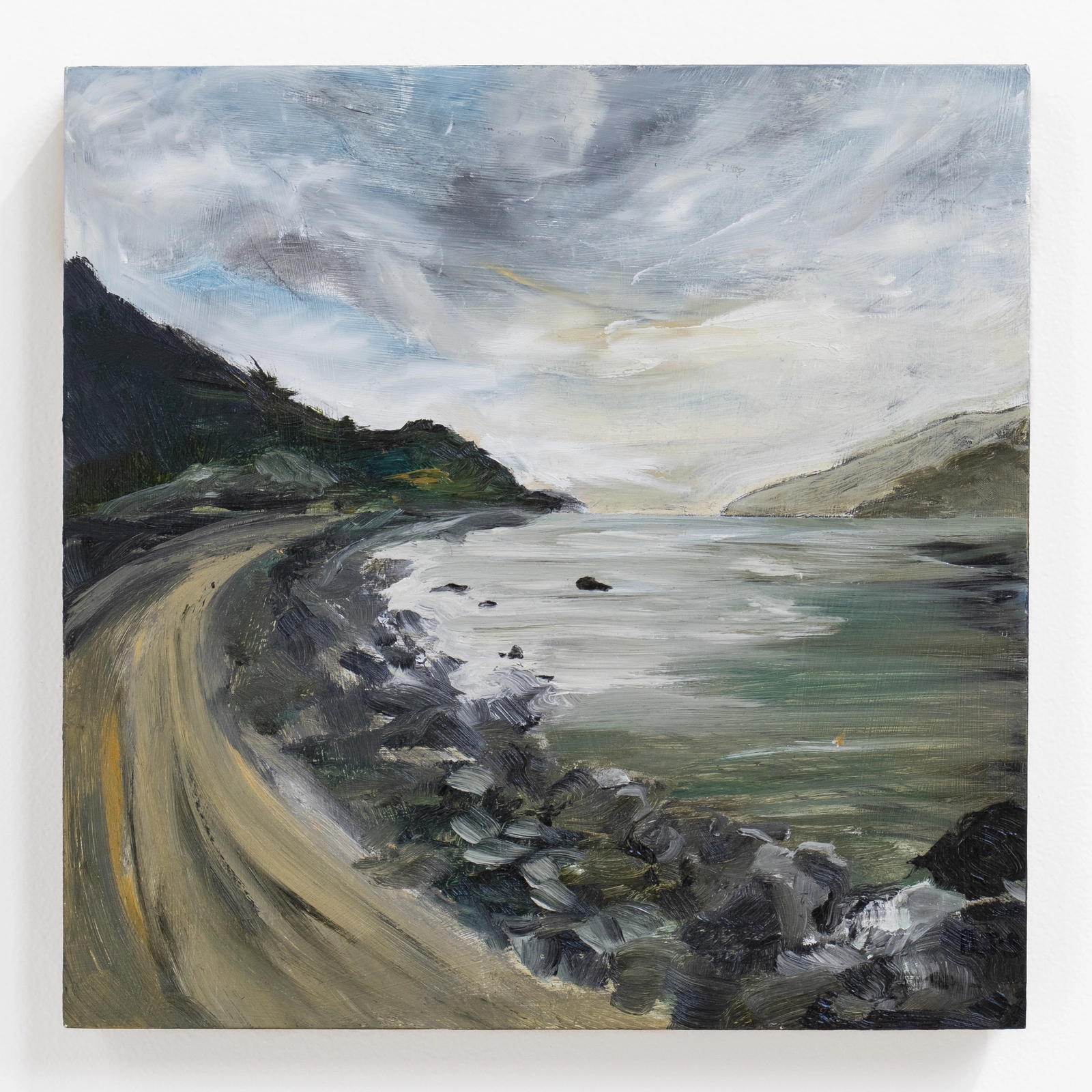 The Bay, 2025 - painting by Rebecca J Spence