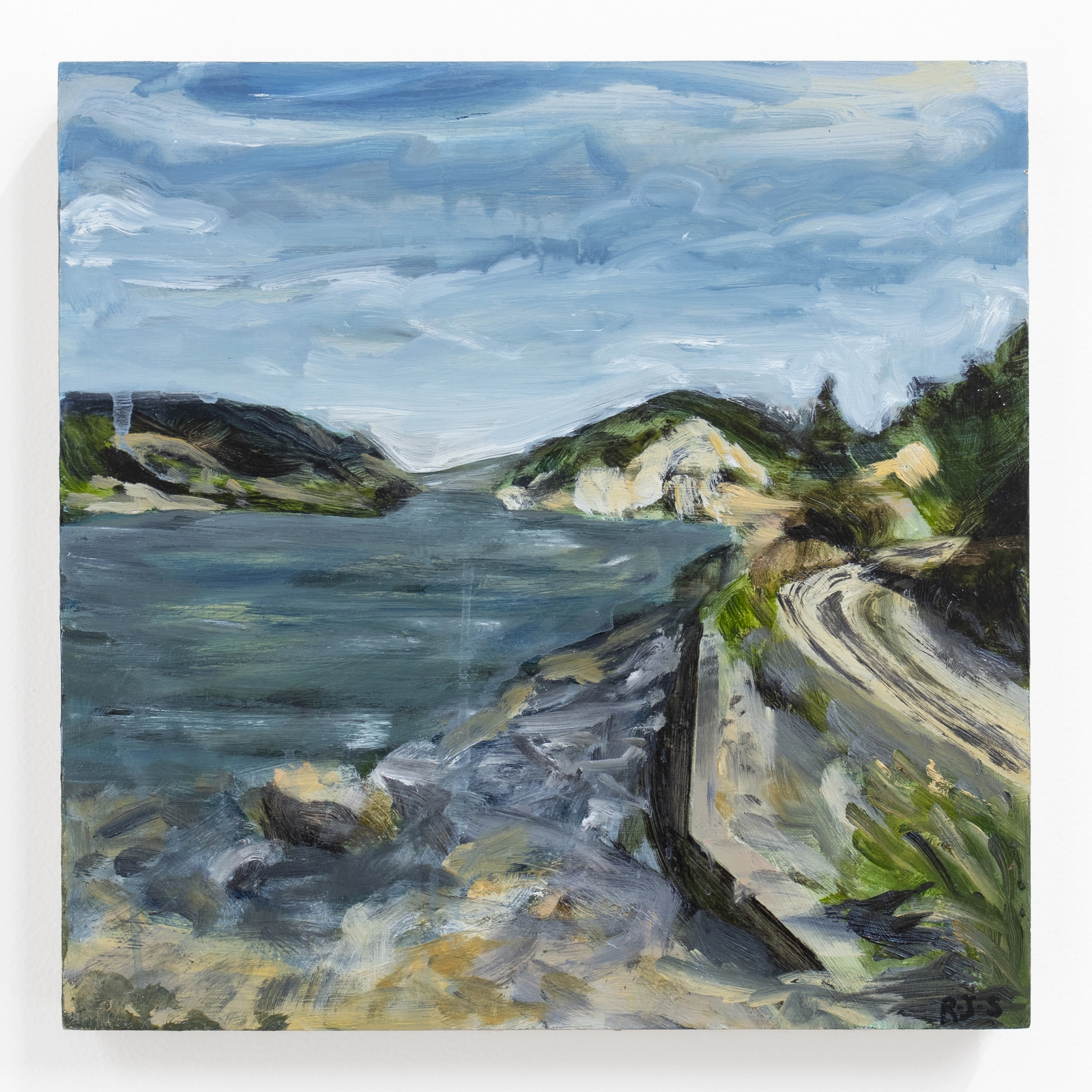 The Lookout, 2025 - painting by Rebecca J Spence